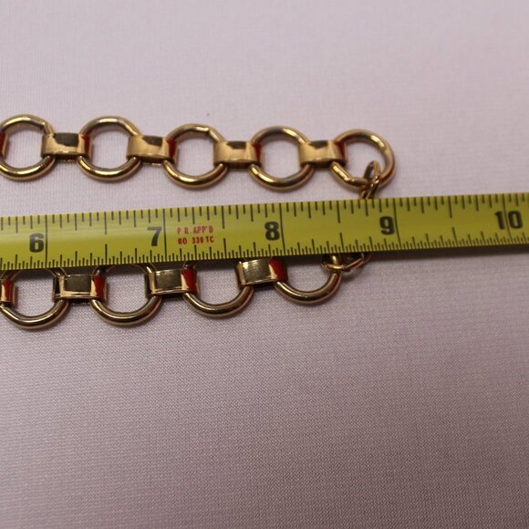 Chunky Coin Charm Statement 17" Neckalce - Picture 10 of 10